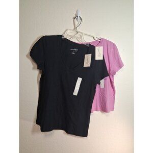 NWT Bundle Universal Thread T-Shirts Short Sleeve Sz Medium Pink Black MSRP $20
